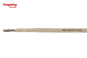 Alambre de fibra de vidrio de mica 450C 300V